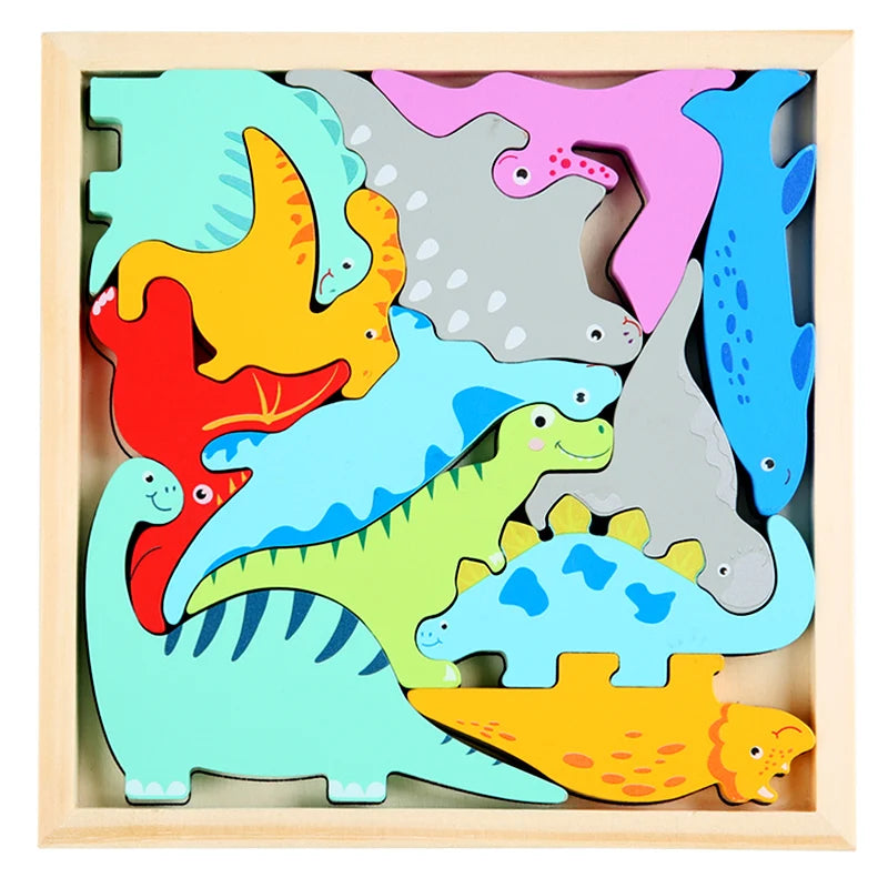Wooden Puzzles for Kids, Multifunction Exploration Wooden Toys, Intelligence Brain Teasers Toy Logic Game Educational Game
