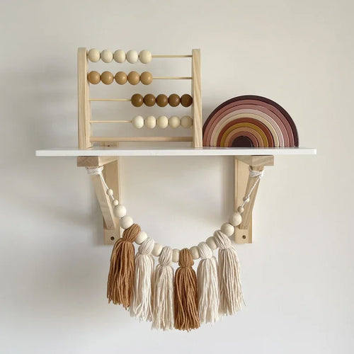 Boulier à perles en bois — style nordique