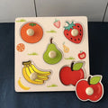 Plateau à encastrer en bois — fruits