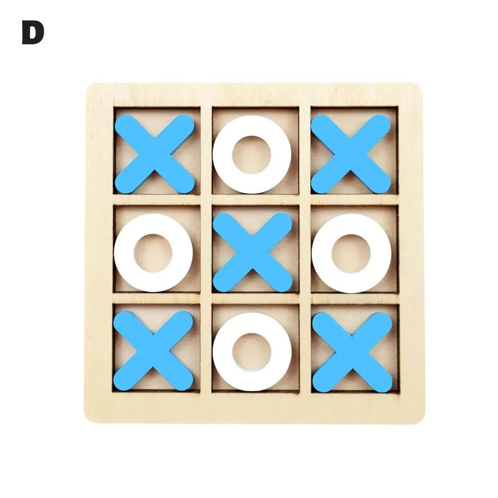 Montessori Chess Play Wooden Jigsaw Toy Game Interaction Puzzles Training Brain Learing Early Educational Toys For Children Kids
