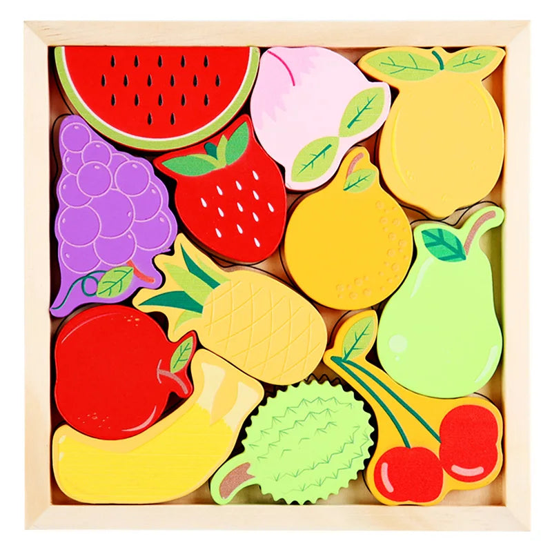 Wooden Puzzles for Kids, Multifunction Exploration Wooden Toys, Intelligence Brain Teasers Toy Logic Game Educational Game