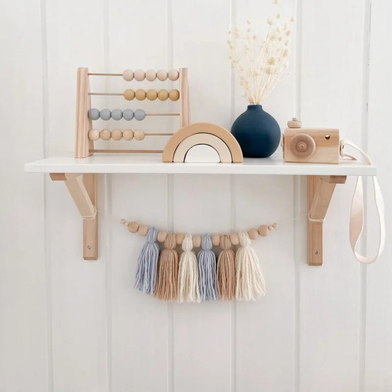 Boulier à perles en bois — style nordique