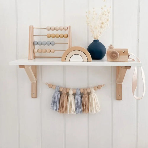 Boulier à perles en bois — style nordique