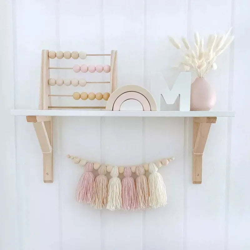 Boulier à perles en bois — style nordique