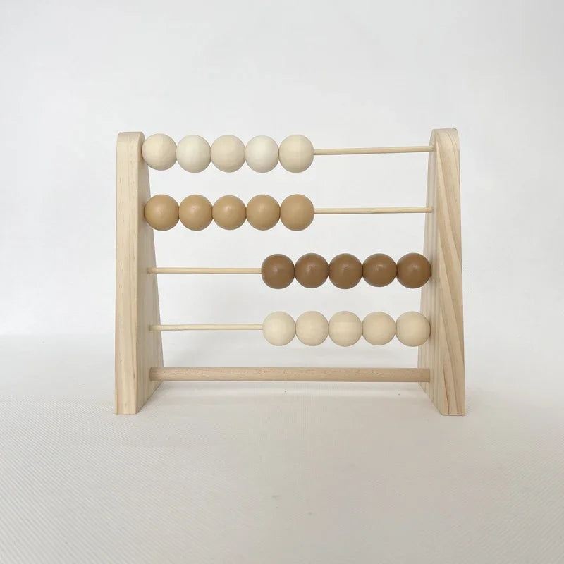 Boulier à perles en bois — style nordique